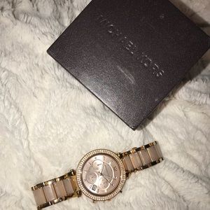 MICHAEL KORS Parker Rose Gold-Tone Watch